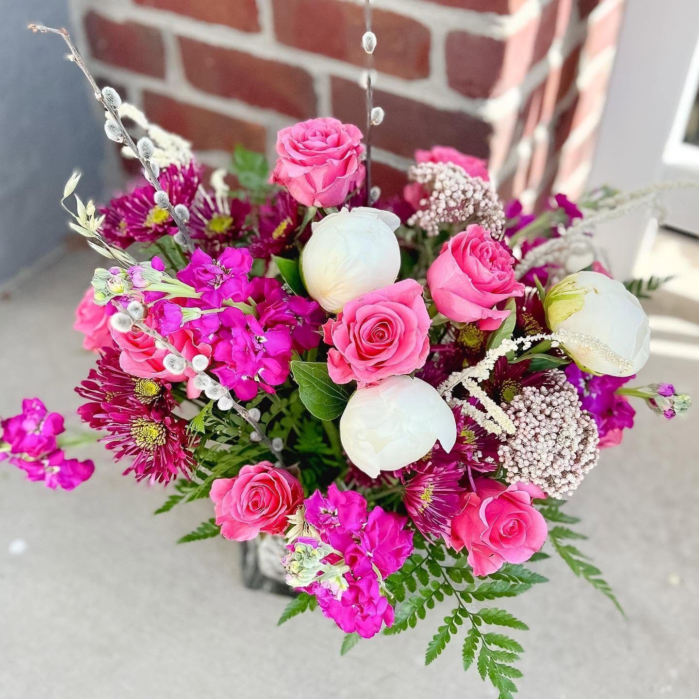 Bright pink bouquet