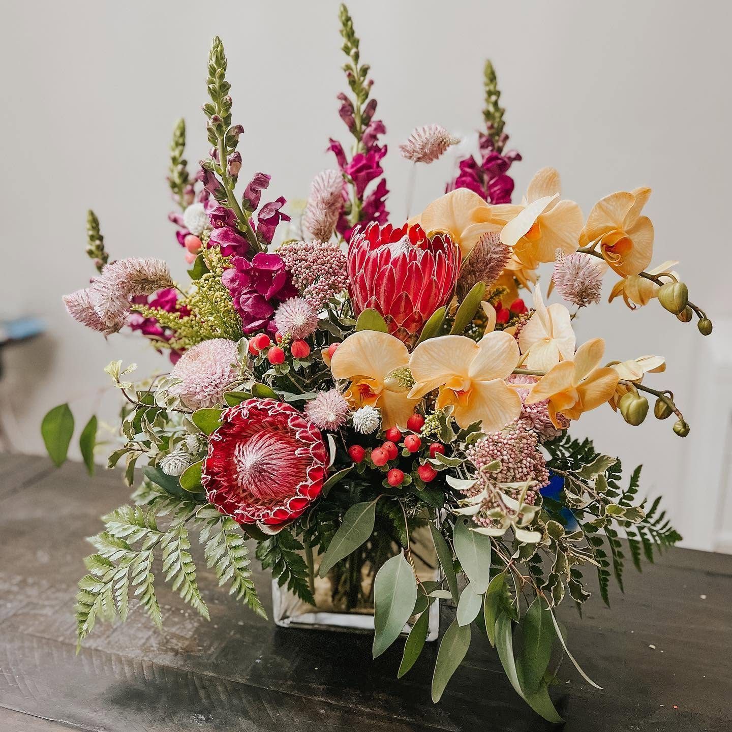 Protea centerpiece