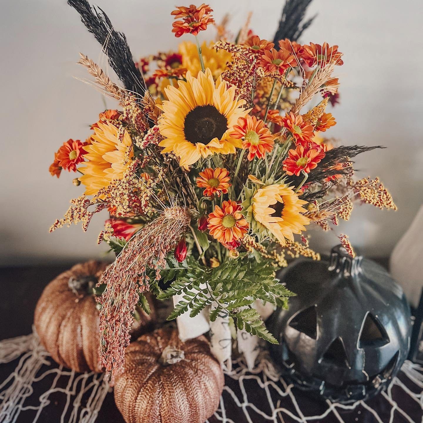 Sunflower fall arrangement